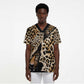 Africa Leopard Skin Pattern Scrub Top Version 02