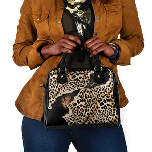 Afro Leopard Skin Pattern Shoulder Handbag Version 02