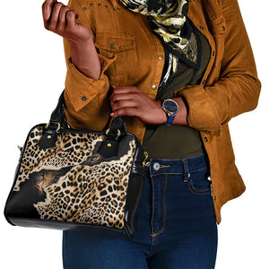 Afro Leopard Skin Pattern Shoulder Handbag Version 02