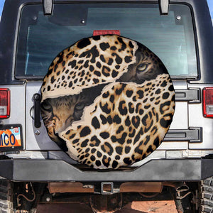 Afro Leopard Skin Pattern Spare Tire Cover Version 02