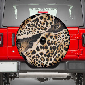 Afro Leopard Skin Pattern Spare Tire Cover Version 02