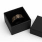 Afro Leopard Skin Pattern Spinner Ring Version 02 - African Pride