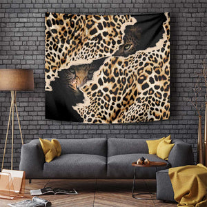 Afro Leopard Skin Pattern Tapestry Version 02