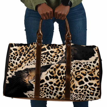 Africa Leopard Skin Pattern Travel Bag Version 02