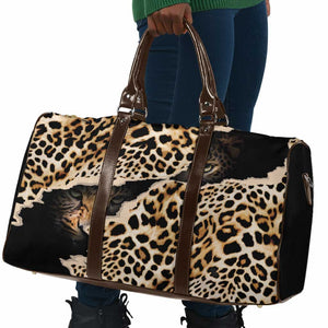 Africa Leopard Skin Pattern Travel Bag Version 02