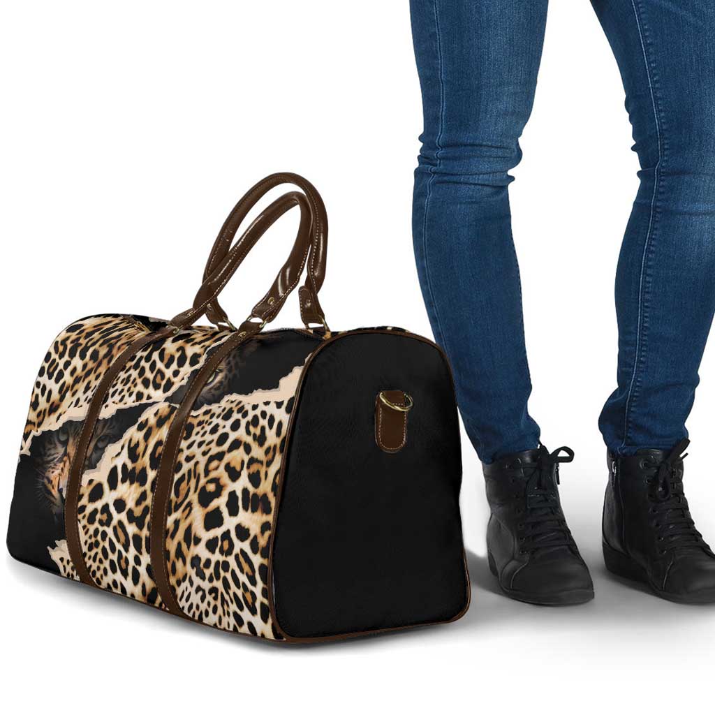 Africa Leopard Skin Pattern Travel Bag Version 02