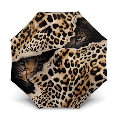 Africa Leopard Skin Pattern Umbrella Version 02