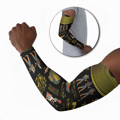 Ancient Egypt and Hieroglyphs Arm Sleeves