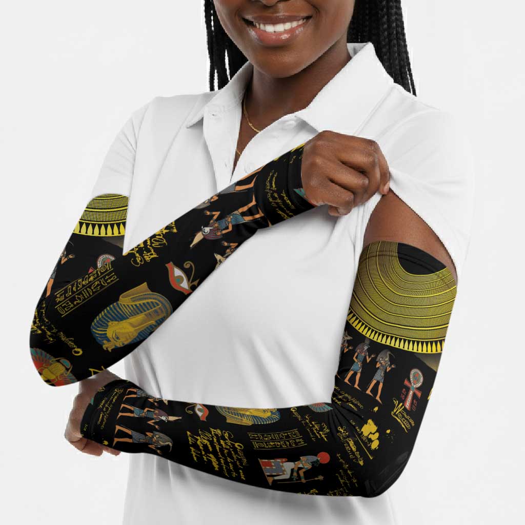 Ancient Egypt and Hieroglyphs Arm Sleeves