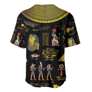 Ancient Egypt and Hieroglyphs Baseball Jersey