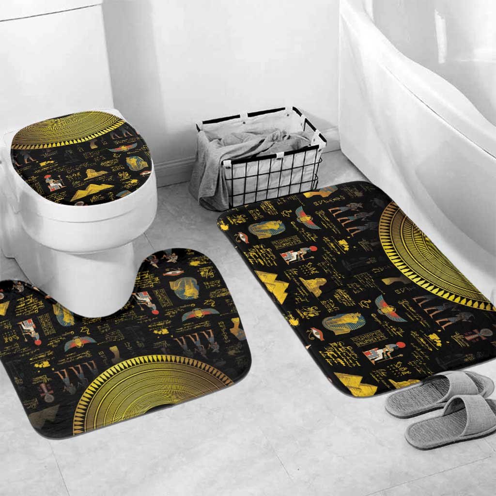 Ancient Egypt and Hieroglyphs Bathroom Set