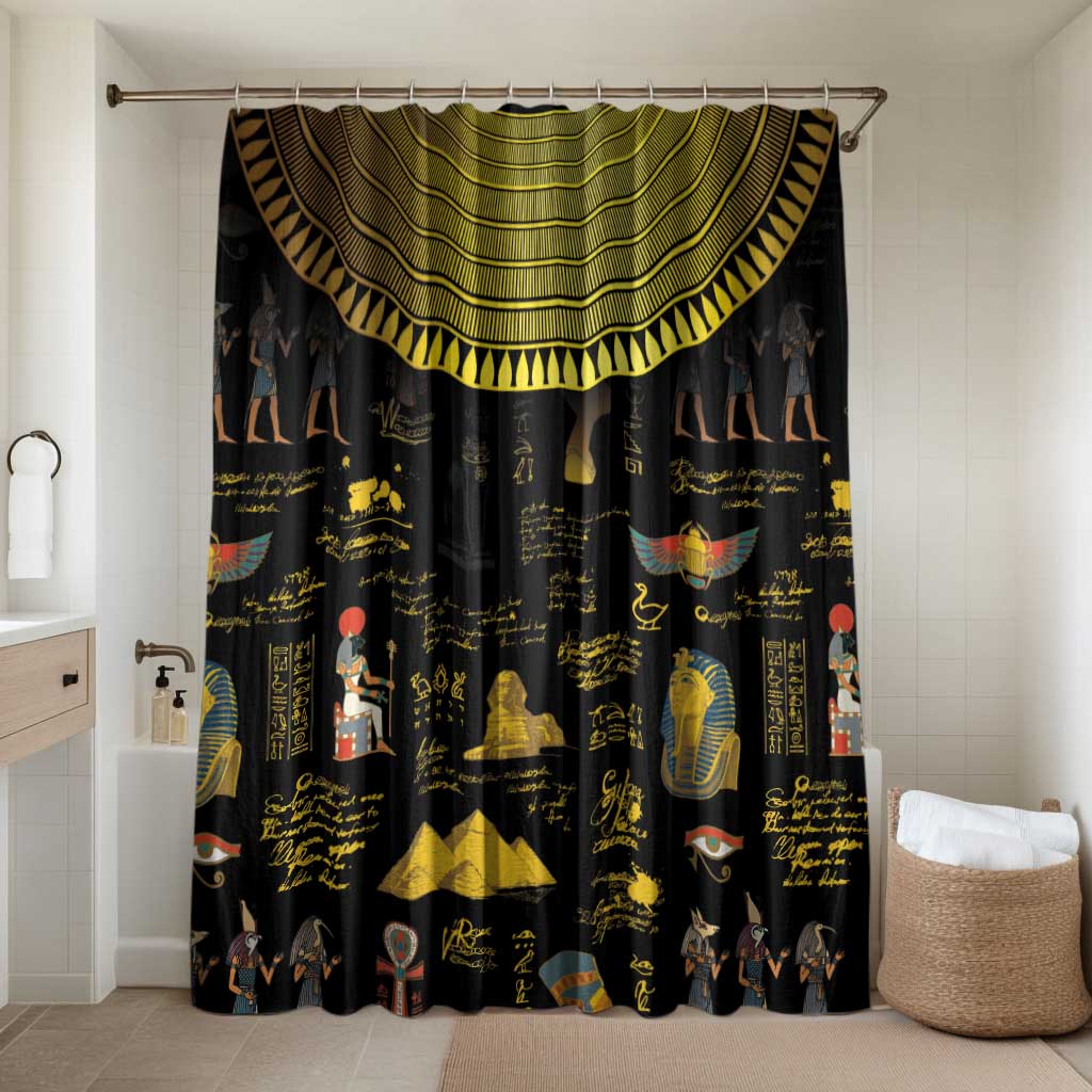 Ancient Egypt and Hieroglyphs Bathroom Set