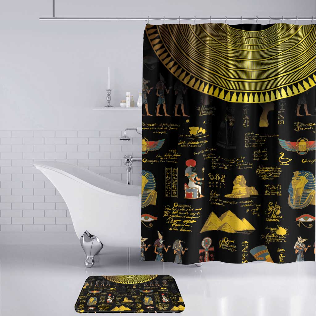 Ancient Egypt and Hieroglyphs Bathroom Set