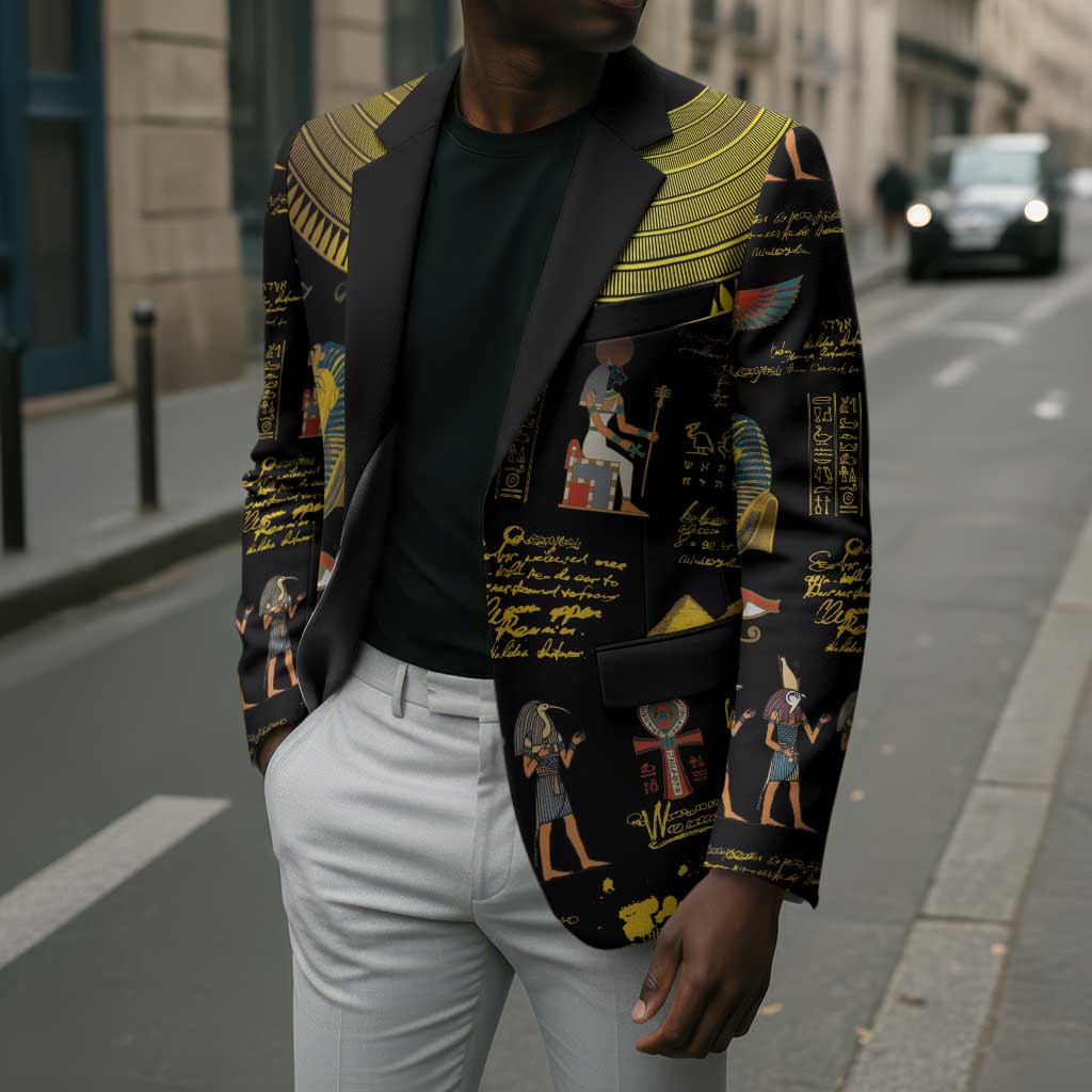 Ancient Egypt and Hieroglyphs Blazer