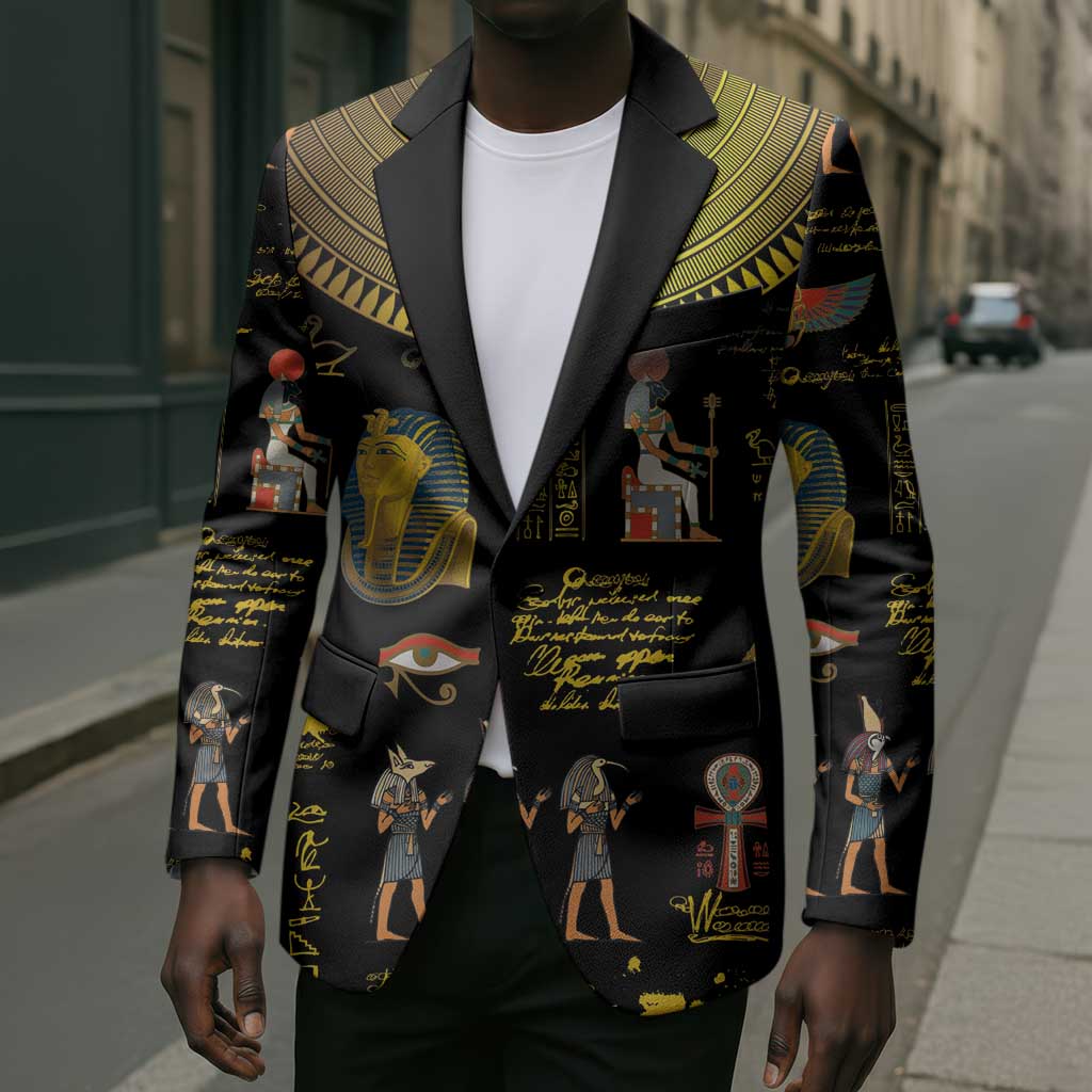 Ancient Egypt and Hieroglyphs Blazer