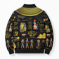 Ancient Egypt and Hieroglyphs Bomber Puffer Jacket