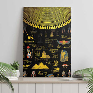 Ancient Egypt and Hieroglyphs Canvas Wall Art