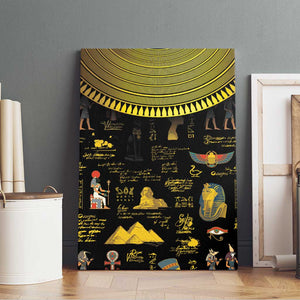 Ancient Egypt and Hieroglyphs Canvas Wall Art