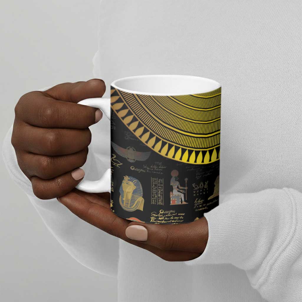 Ancient Egypt and Hieroglyphs Ceramic Mug
