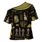 Ancient Egypt and Hieroglyphs Cross Shoulder Shirt