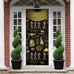 Ancient Egypt and Hieroglyphs Door Cover