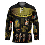 Ancient Egypt and Hieroglyphs Hockey Jersey