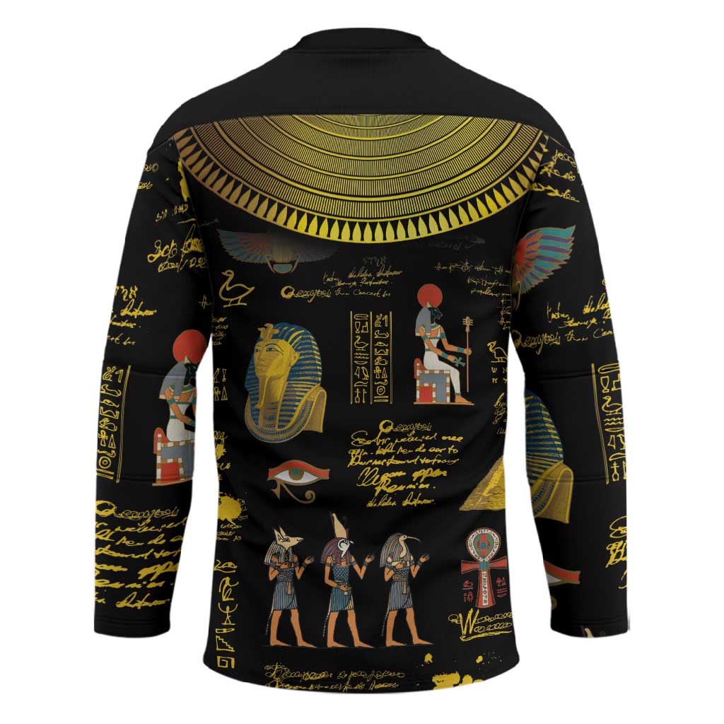 Ancient Egypt and Hieroglyphs Hockey Jersey
