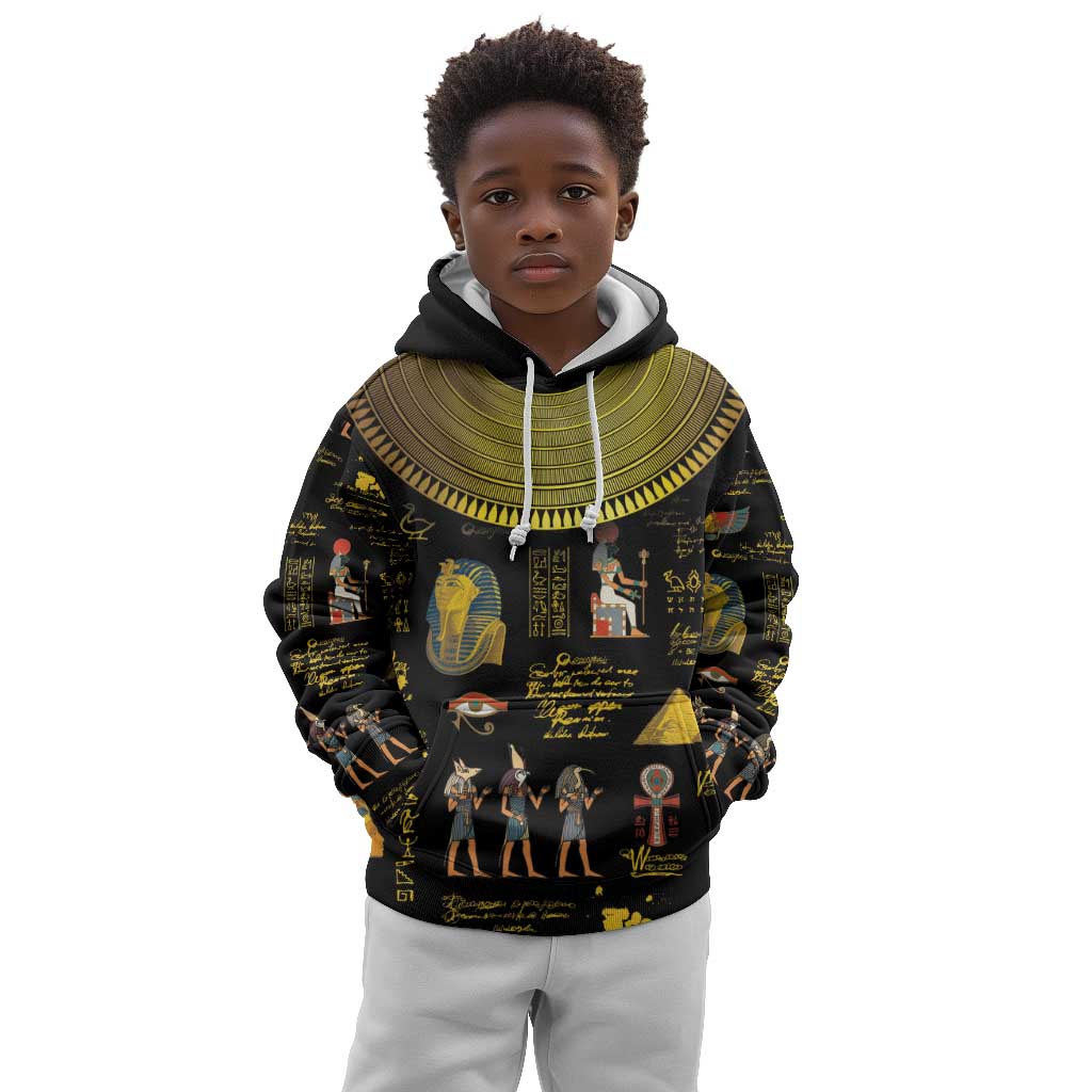 Ancient Egypt and Hieroglyphs Kid Hoodie