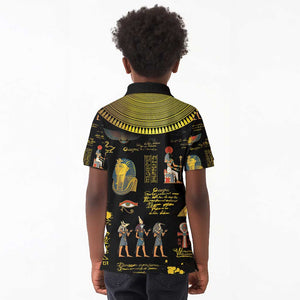 Ancient Egypt and Hieroglyphs Kid Polo Shirt