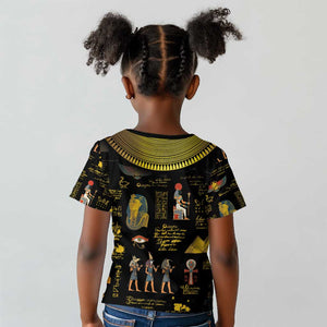 Ancient Egypt and Hieroglyphs Kid T shirt