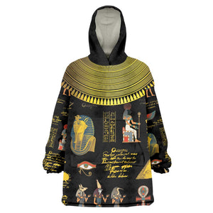 Ancient Egypt and Hieroglyphs KId Wearable Blanket Hoodie