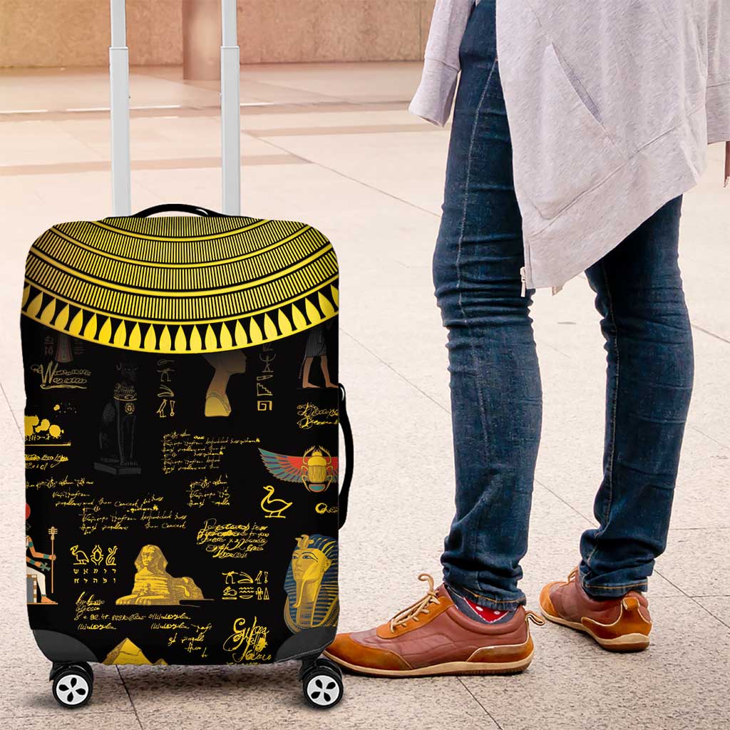 Ancient Egypt and Hieroglyphs Luggage Cover