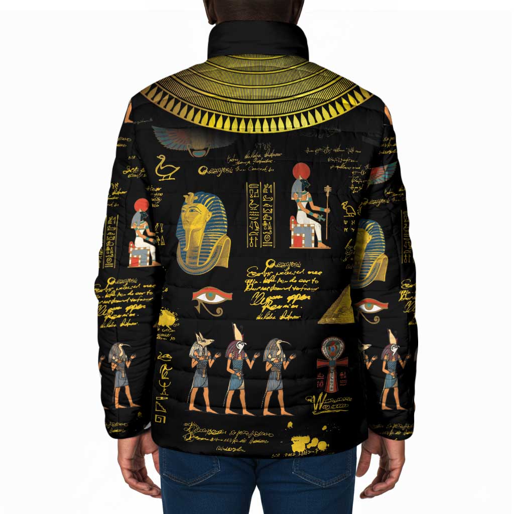 Ancient Egypt and Hieroglyphs Padded Jacket