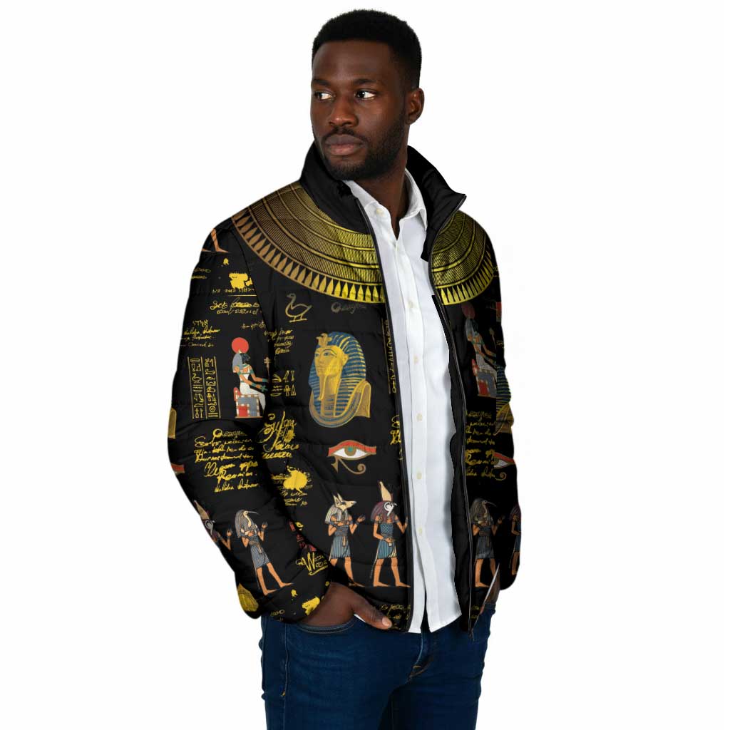 Ancient Egypt and Hieroglyphs Padded Jacket