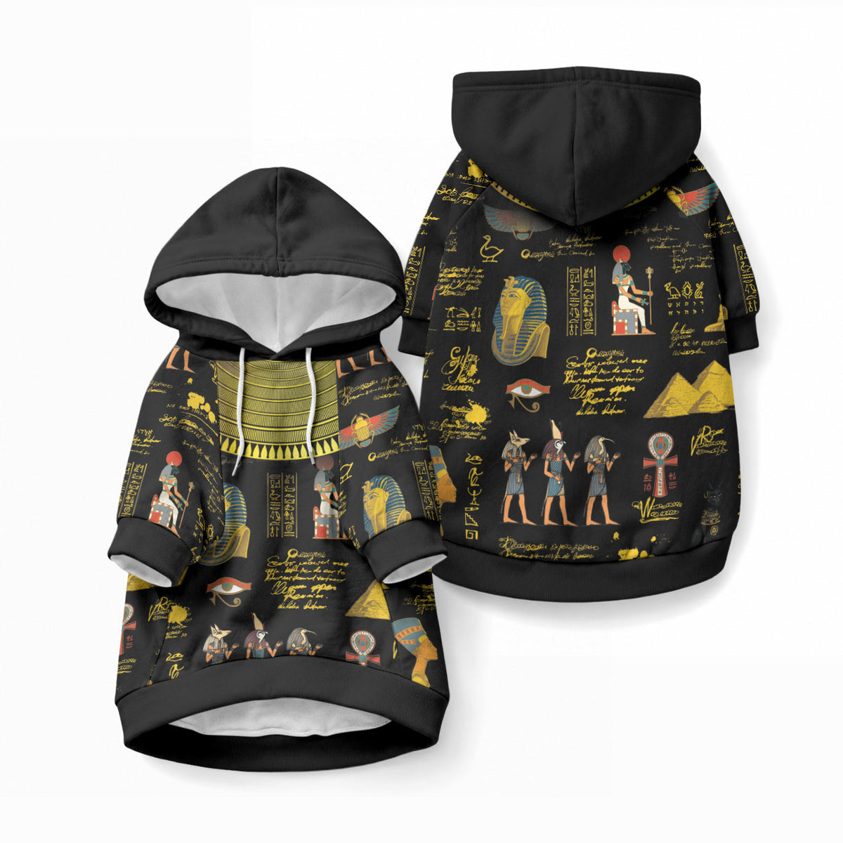 Ancient Egypt and Hieroglyphs Pet Hoodie