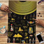 Ancient Egypt and Hieroglyphs Puzzle