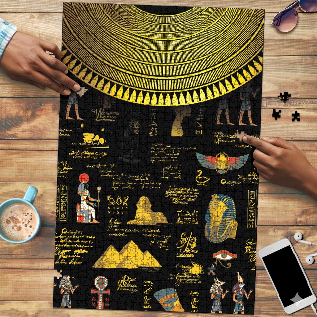 Ancient Egypt and Hieroglyphs Puzzle