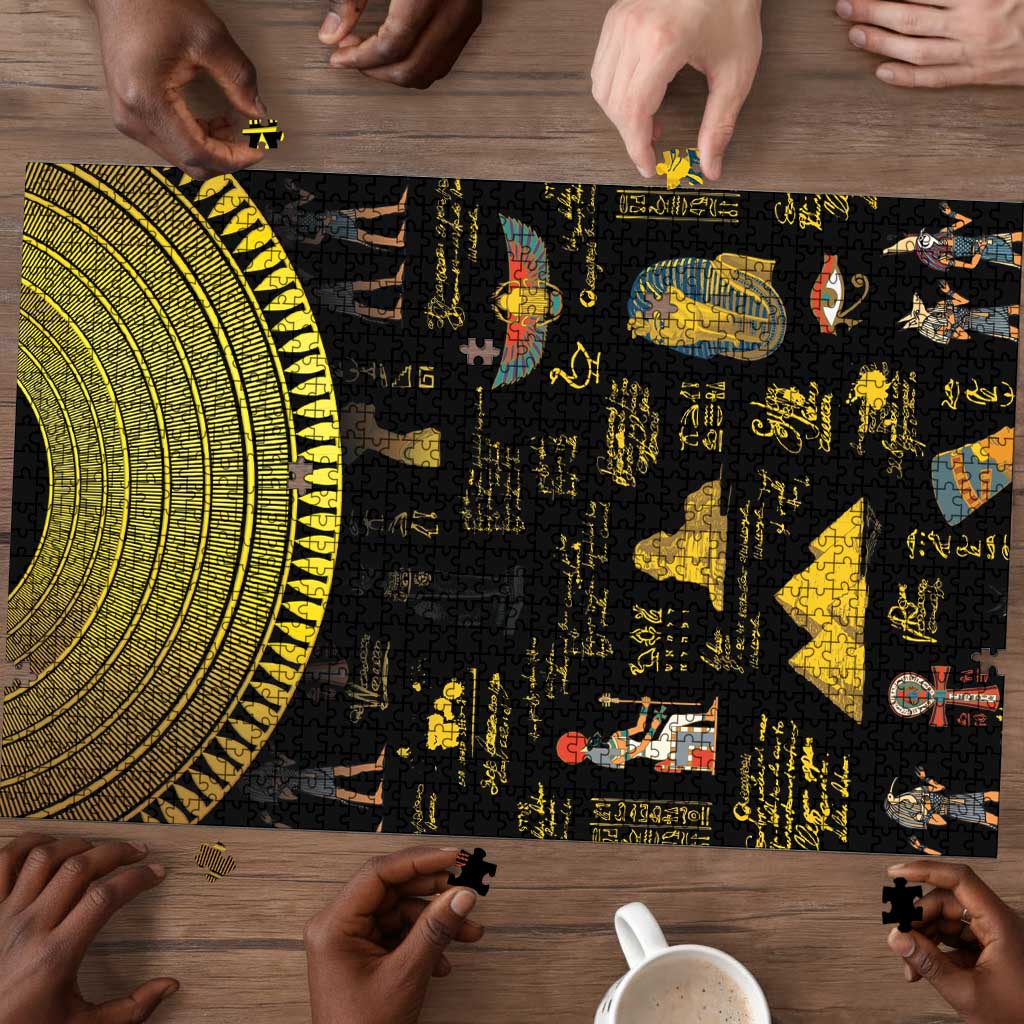 Ancient Egypt and Hieroglyphs Puzzle