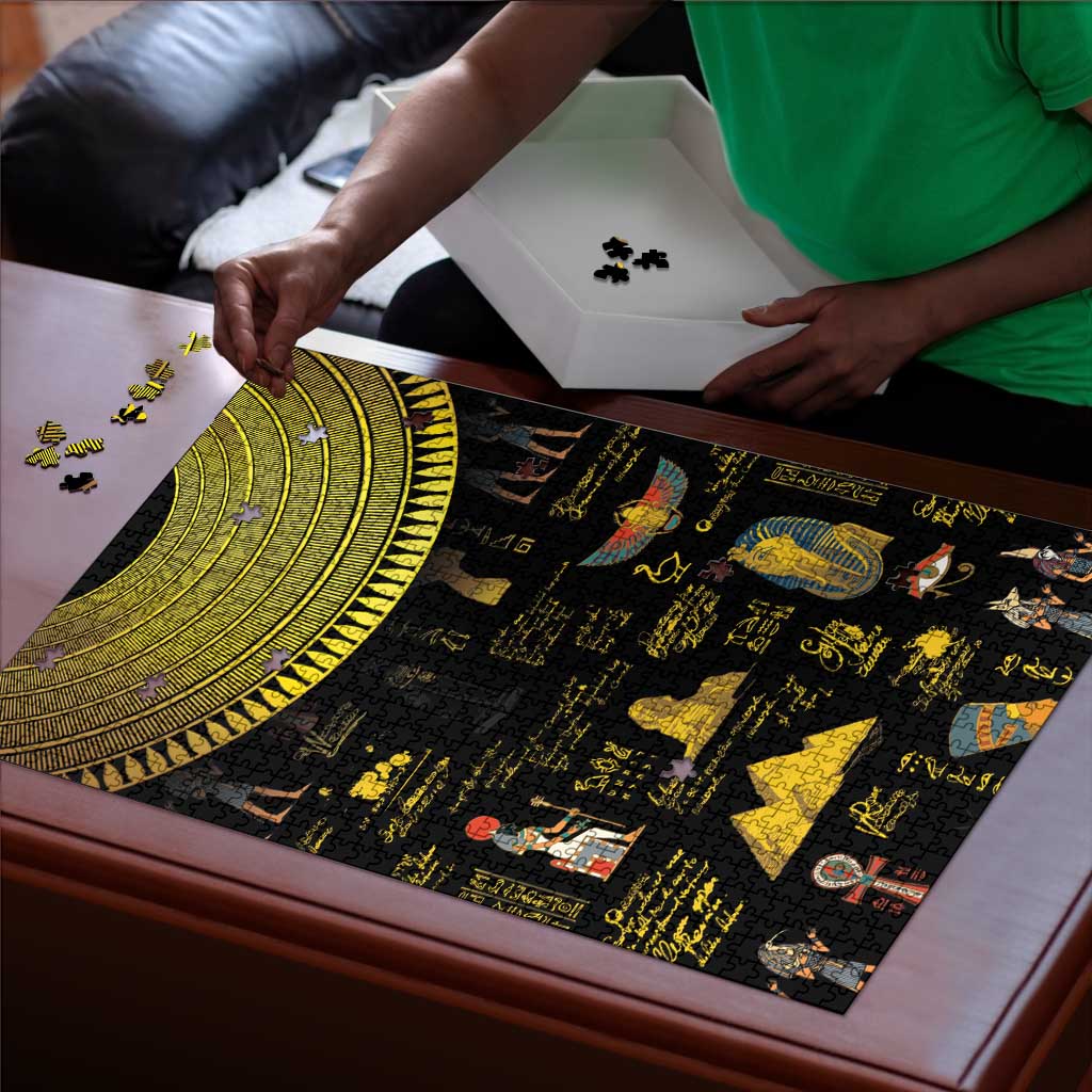 Ancient Egypt and Hieroglyphs Puzzle