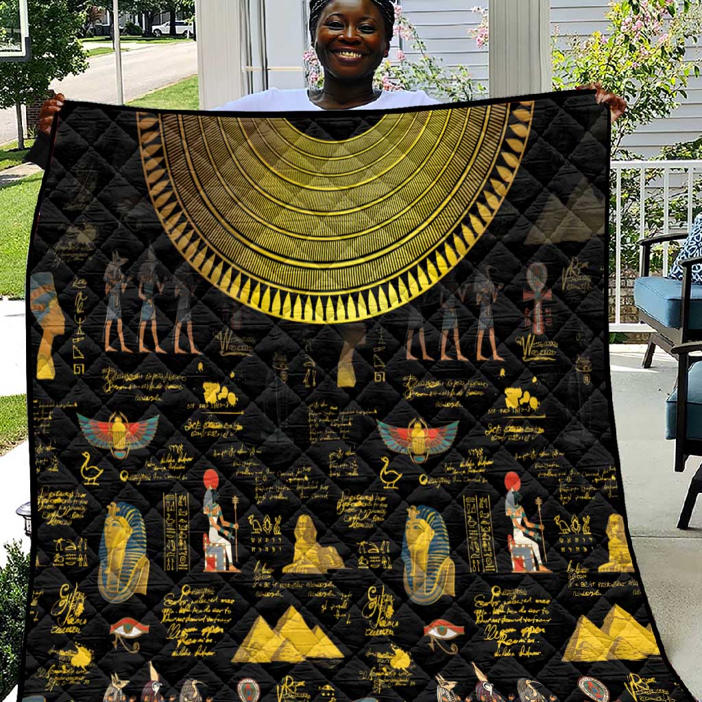 Ancient Egypt and Hieroglyphs Quilt