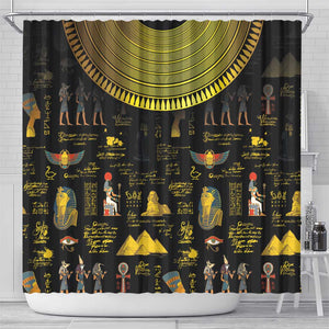 Ancient Egypt and Hieroglyphs Shower Curtain