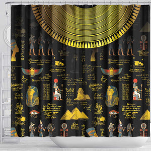 Ancient Egypt and Hieroglyphs Shower Curtain