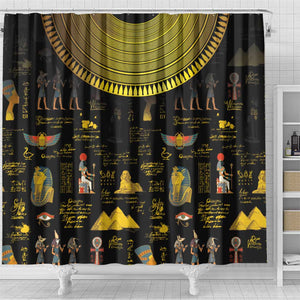 Ancient Egypt and Hieroglyphs Shower Curtain