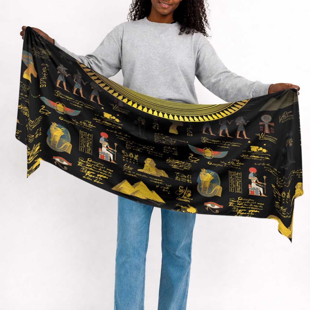 Ancient Egypt and Hieroglyphs Simple Headwrap