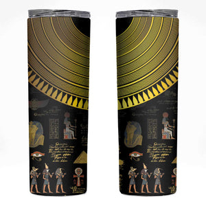 Ancient Egypt and Hieroglyphs Skinny Tumbler