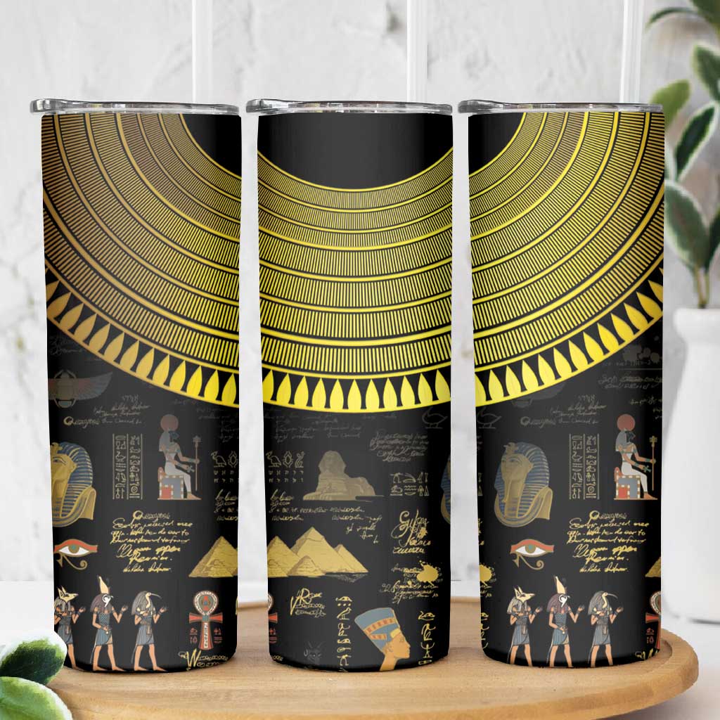 Ancient Egypt and Hieroglyphs Skinny Tumbler