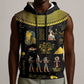 Ancient Egypt and Hieroglyphs Sleeveless Hoodie - African Pride