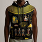 Ancient Egypt and Hieroglyphs Sleeveless Zip Hoodie - African Pride