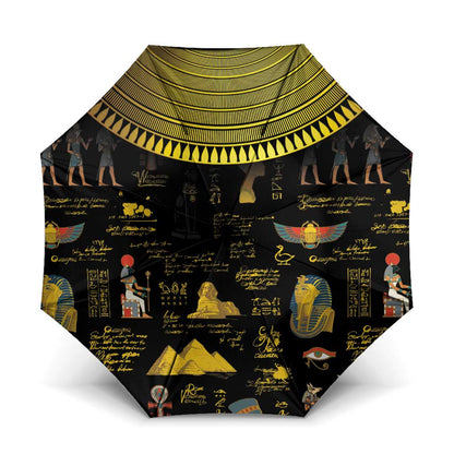 Ancient Egypt and Hieroglyphs Umbrella