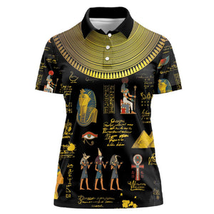 Ancient Egypt and Hieroglyphs Women Polo Shirt